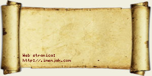 Kristina Tadić vizit kartica